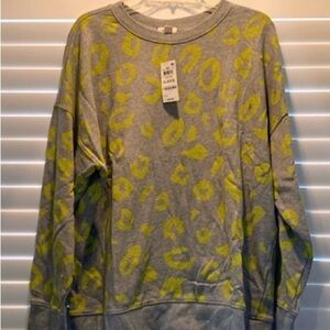 Style & Co. Light Gray Textured Knit Top